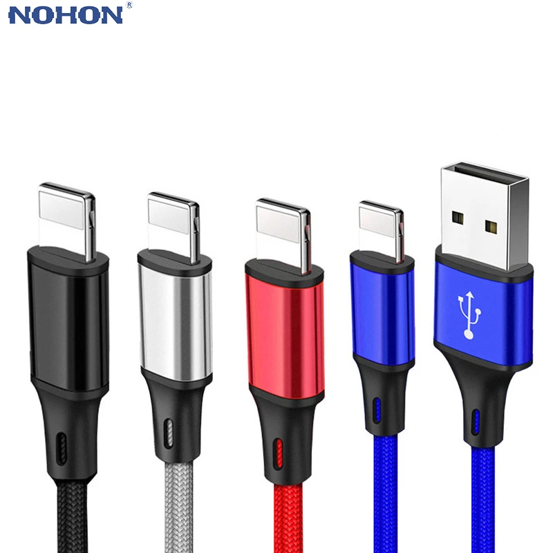 Оригинальный USB кабель для зарядки и передачи данных iPhone 11 Pro X XR XS Max 5 5S SE 6 6S 7 8 Plus