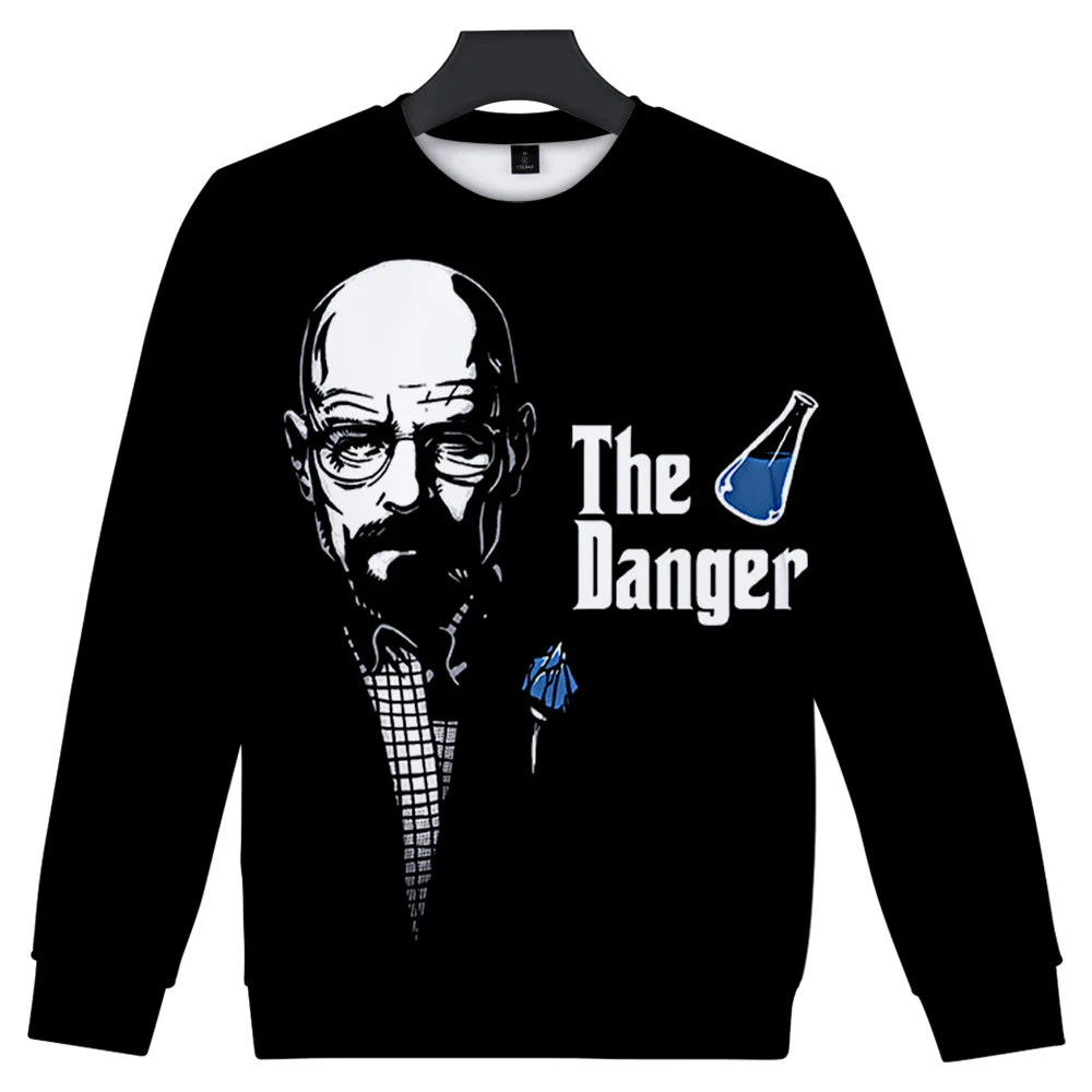 

TV Play Breaking Bad Pullovers Men Women Streetwear Fashion Popular Hip Hop Oversized O-neck Sweatshirt Breaking Bad 3D Clothes