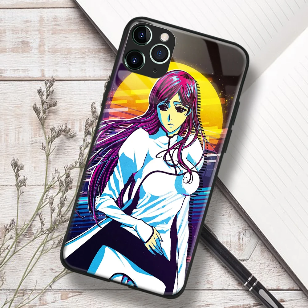 Orihime Inoue Отбеливатель Аниме Мягкий ТПУ стеклянный чехол для телефона IPhone SE 6s 7 8 Plus X