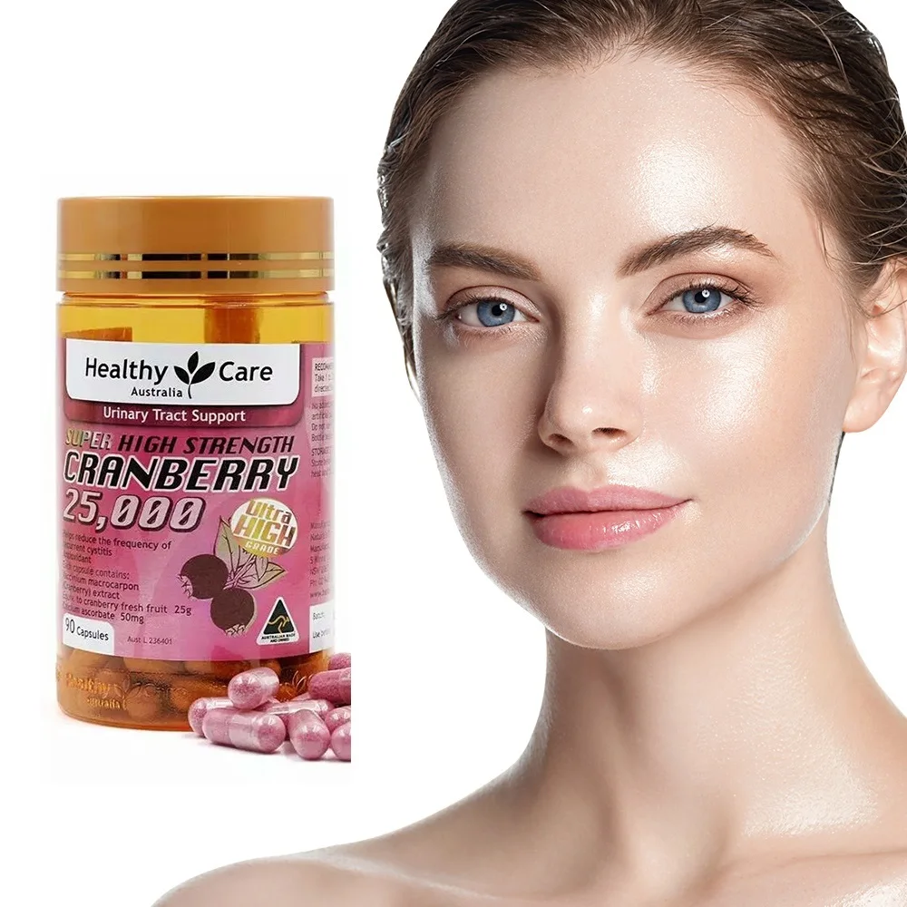 Забота о здоровье Клюква 25000 мг 90 капсул поддержка мочевыводящих путей здоровья