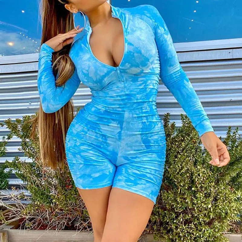 Женский костюм для подвижных игр с v образным вырезом и длинным рукавом