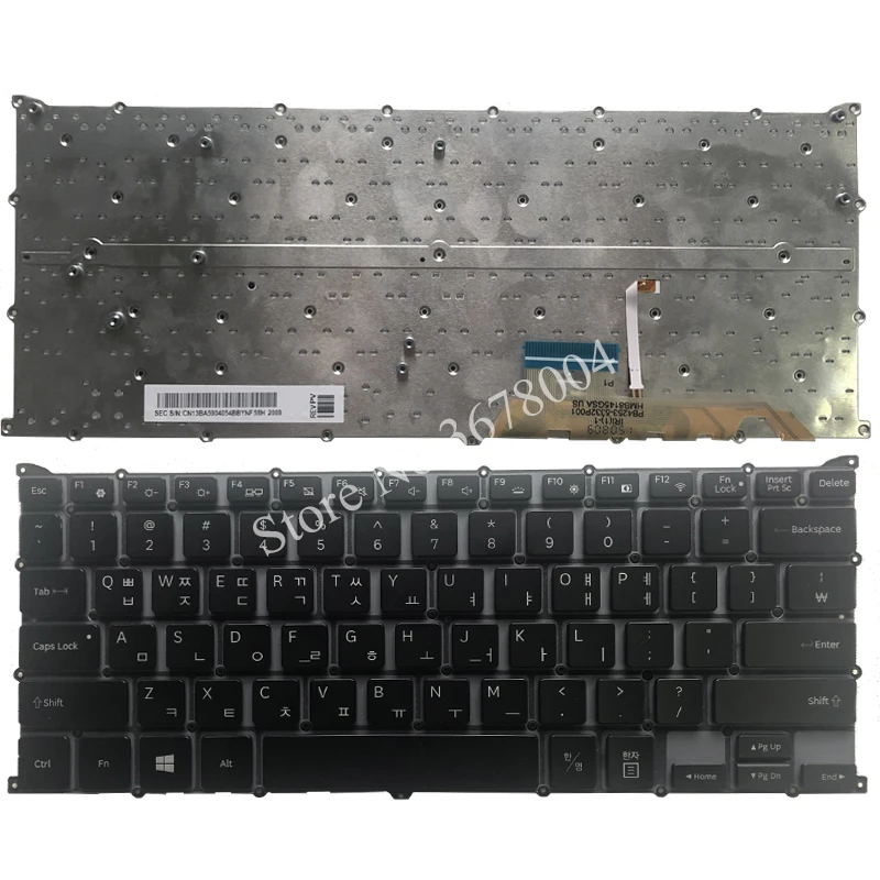 Новая Корейская Клавиатура для ноутбука Samsung 940X3L NP940X3L черная KR макет|laptop