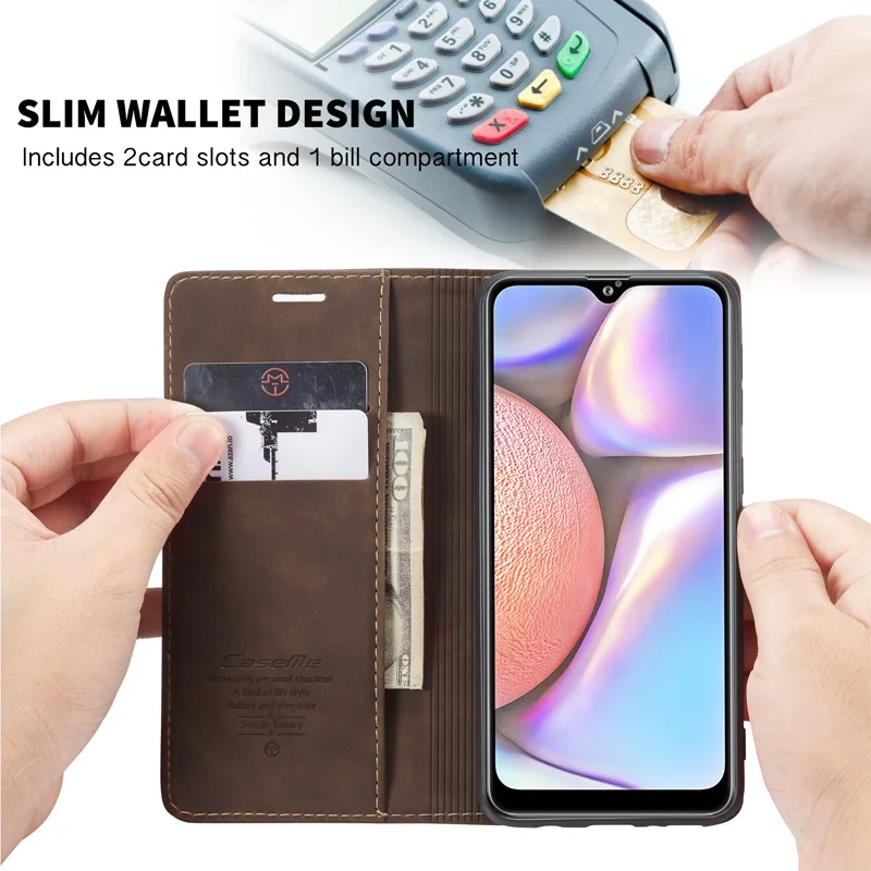 Кожаный чехол для Samsung Galaxy M31 книжка с откидной крышкой деловые магнитные чехлы