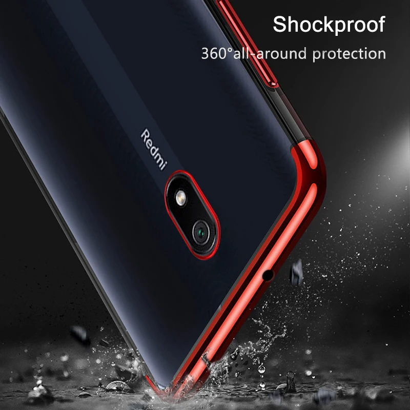 Чехол для Xiaomi Redmi 8A тонкий прозрачный мягкий силиконовый чехол накладка из ТПУ Note