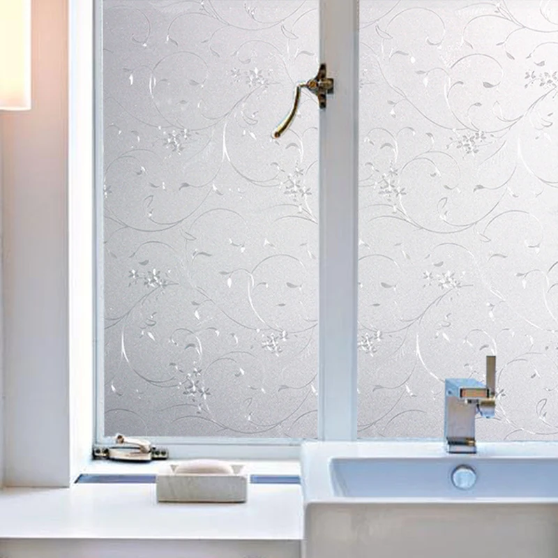 3D стеклянная Наклейка на окно декоративная витражное для конфиденциальности