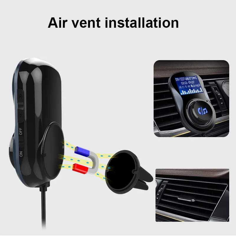 Jilang Bluetooth Hands free FM модулятор стерео Автомобильный MP3 плеер аудио адаптер fm