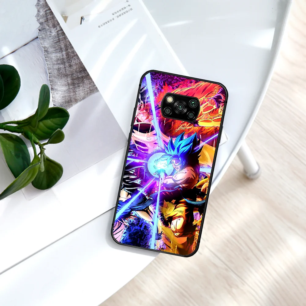 

Dragons Anime Balls Goku Cartoon Phone Case For Xiaomi Mi Note 10 A3 9 MAX 3 A2 8 9 Lite Pro Ultra black Funda Silicone Hoesjes