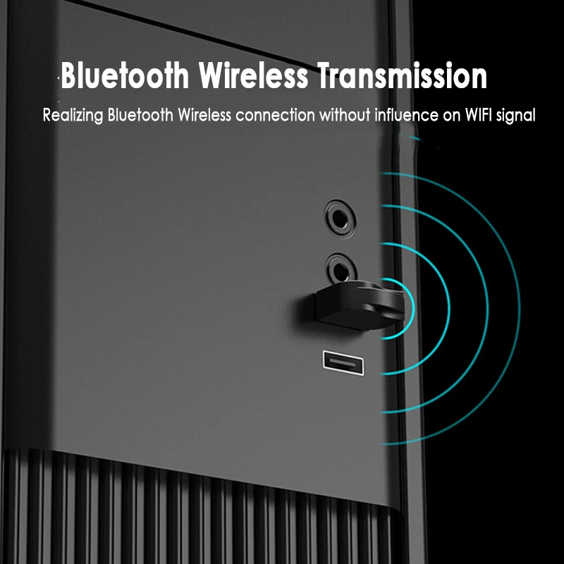 Новый USB Bluetooth адаптер 4 0 аудио приемник 20 м беспроводной поддерживает Win8/10 для