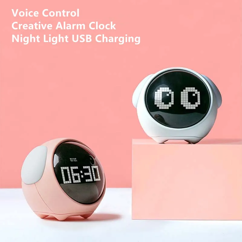 Multi Function Electronic Digital Led Night Wake Up Light Table Clock Usb Charging Clock