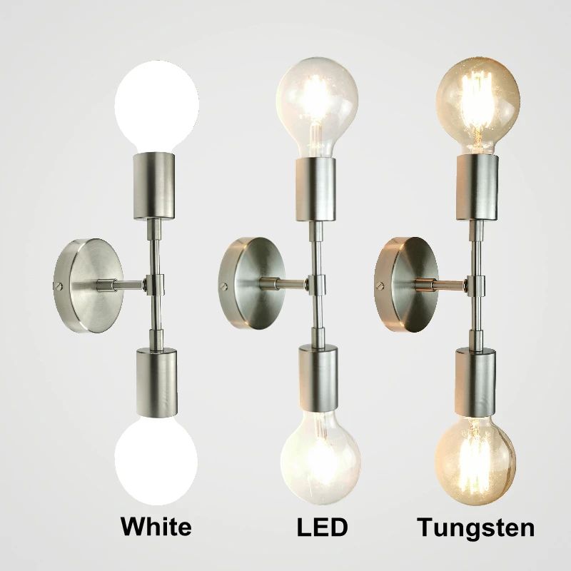 Nordic minimalist creative double head wall lamp bar coffee designer clothing store staircase aisle | Лампы и освещение