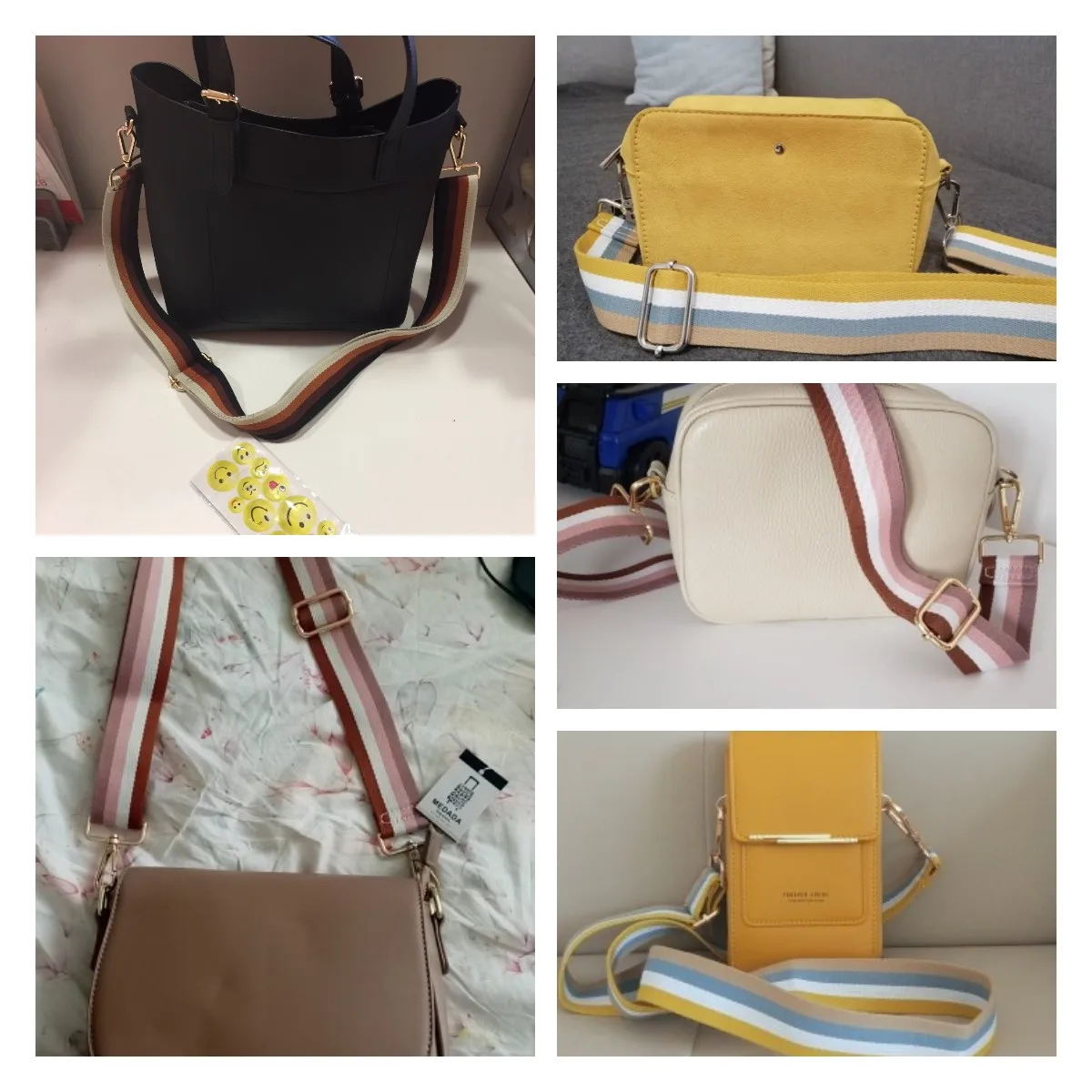 New Wide 3.8cm Fashion Women Shoulder Bag With Long Adjustable Length  Accessories  Cross-Body  Hand Strap