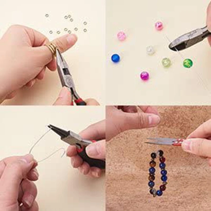 

8Pcs Jewelry Making Supplies Kit with Jewelry Tools, Jewelry Wires and Jewelry Findings for Jewelry Repair and Beading