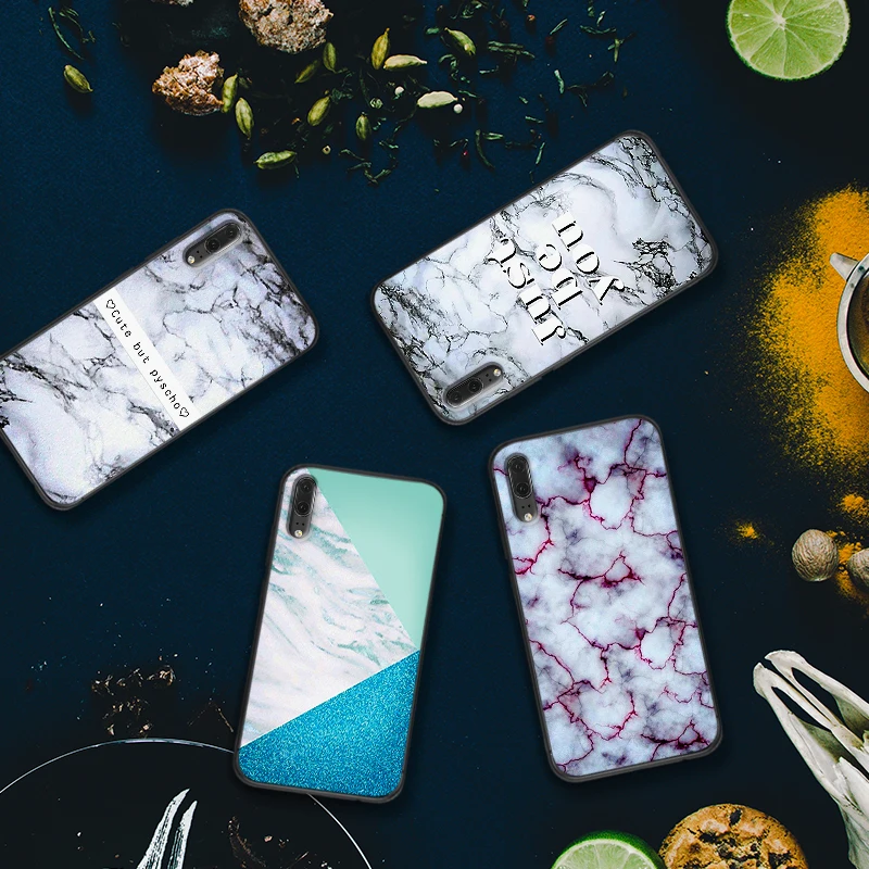 Модный чехол с мраморным коллажем для huawei Honor 6A 7A 3GB Pro 7X 8X 9X 8 9 10 Lite Note View 20