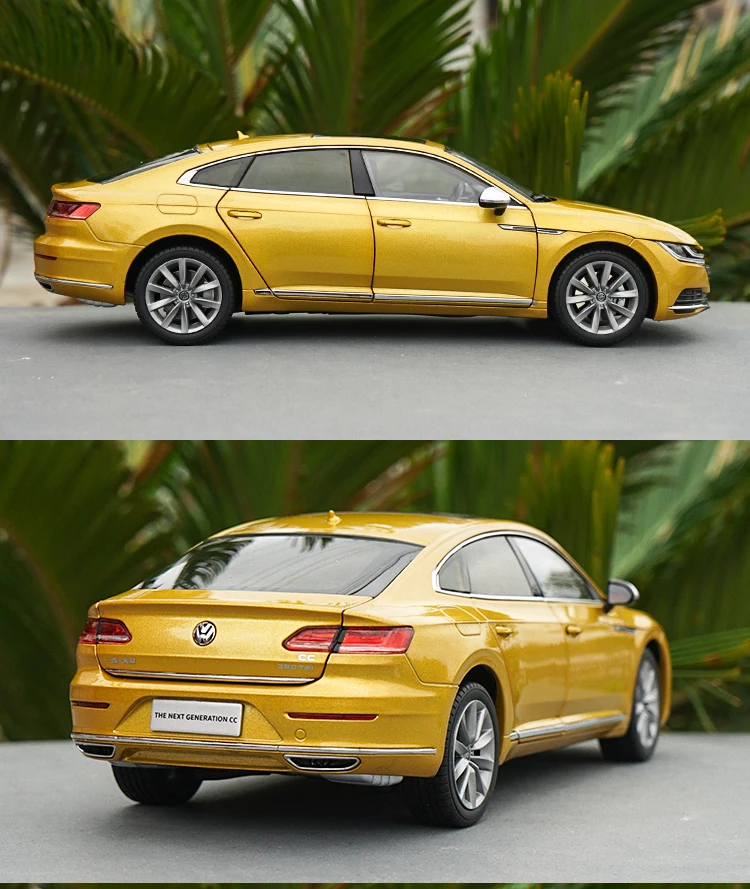 Высокое качество 1:18 VW CC модель сплава, имитация литого металла модель седана, изысканная коллекция подарков