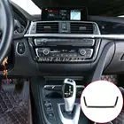 Карбоновая внутренняя отделка кнопки консоли для BMW M3 M4 F80 F82 F83 2014-2018 1 шт. отделка автомобиля