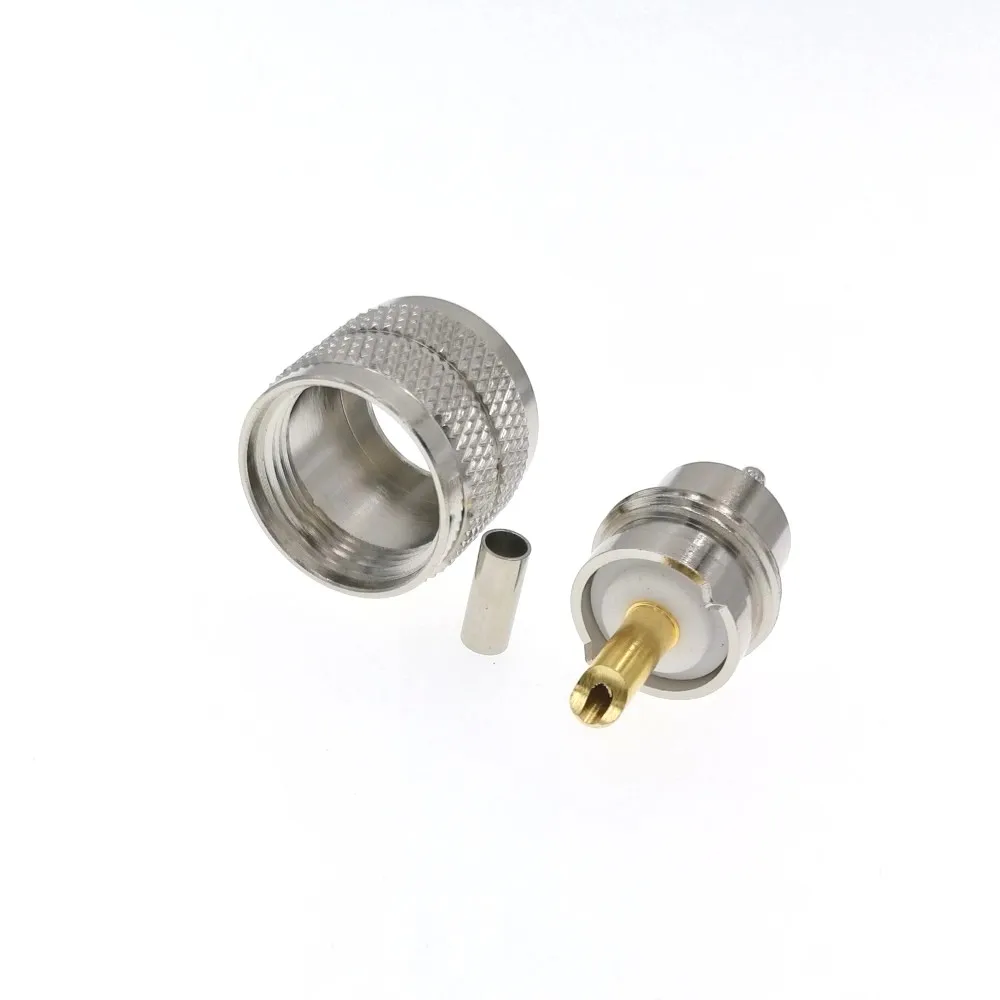 10 шт. UHF PL-259 штекер PL259 разъем для RG174 RG316 LMR100 кабель RF | Обустройство дома