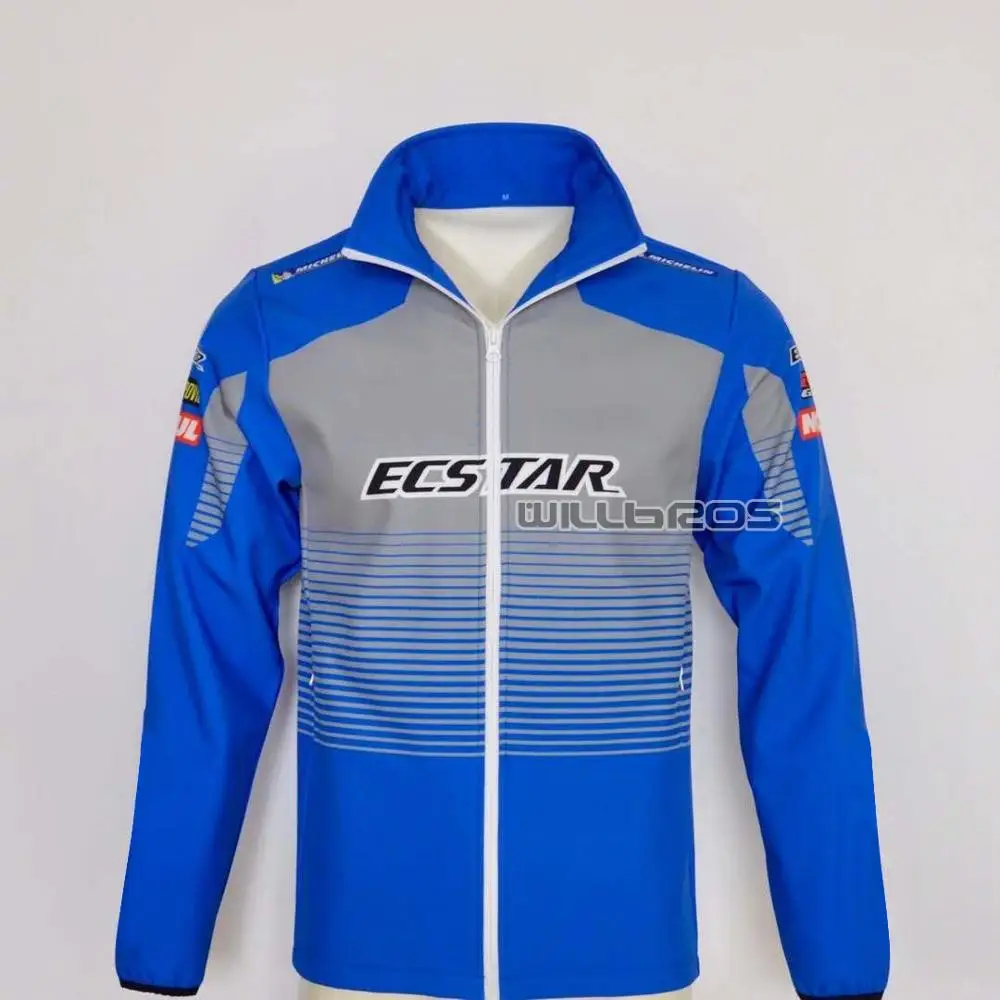 New Arrival Motocross Motorbike Sweatshirt Full Zip Fleece Classic Jacket For Suzuki Keep Warm Men's Winter Hoddie Race Sweater |