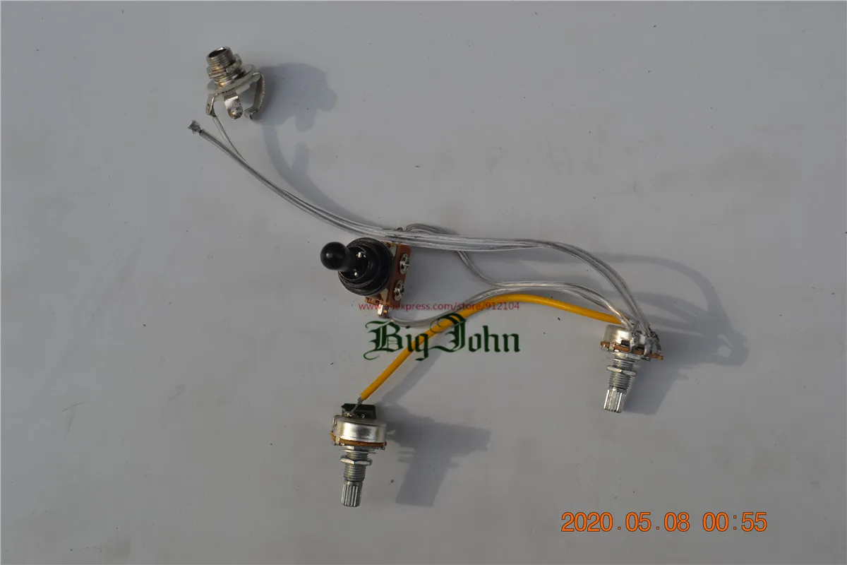 Электрогитарная линия в сборе только Двойная электронная схема 1 громкость тон