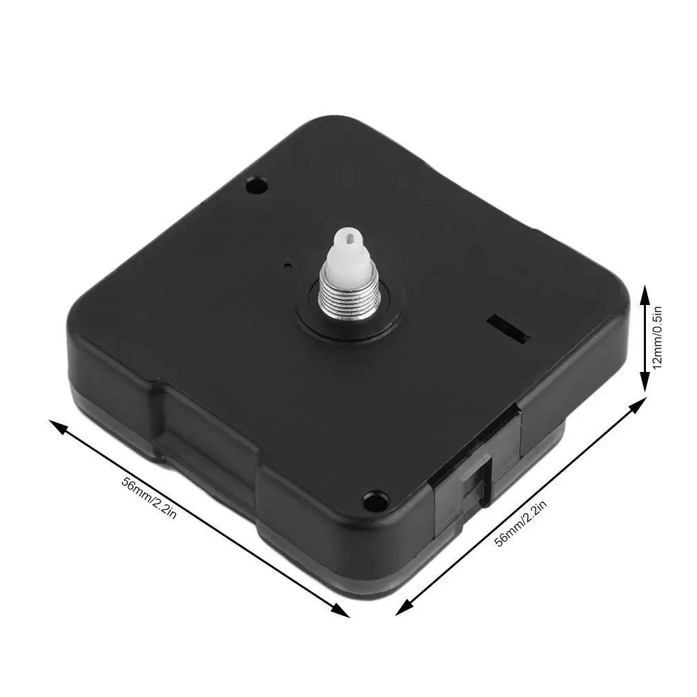 

New Package! mute mechanism Quartz Clock Movement Kit Spindle Mechanism shaft 12mm with hands Wholesale and Retail