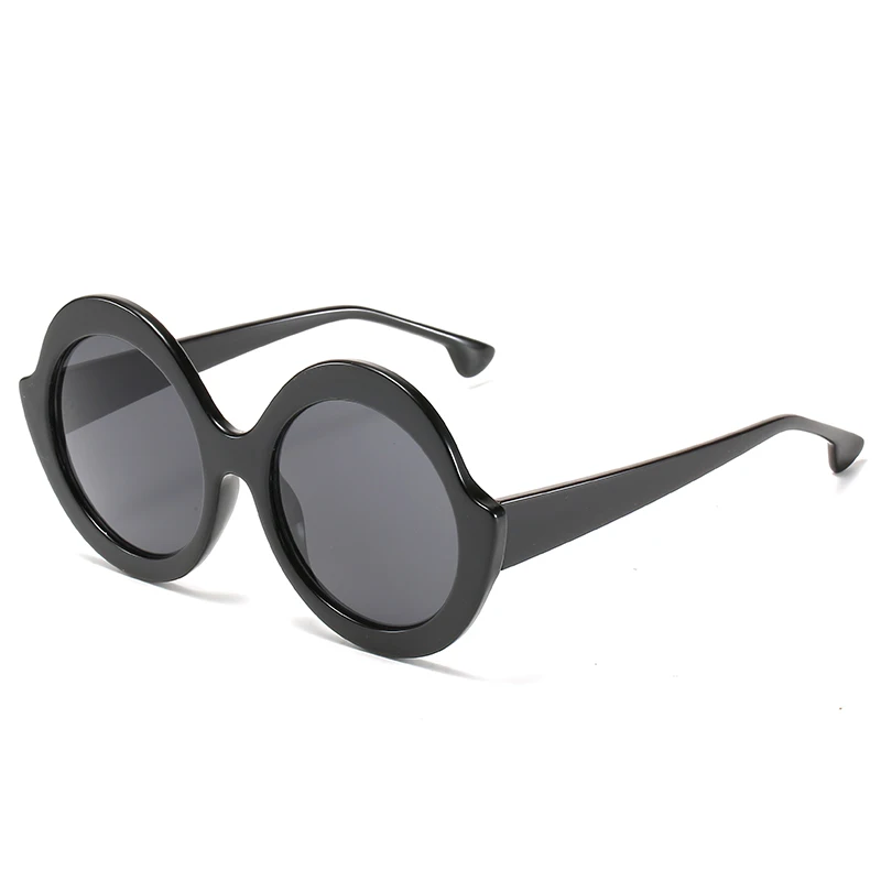hot black goggle male round sunglasses luxury brand men glasses retro vintage women sun glasses uv400 retro style eyewear free global shipping