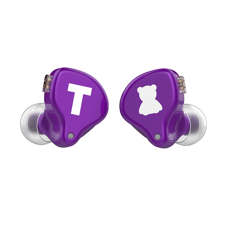 003-purple TFZ S2 PRO Наушники Экстра бас шумоподавление монитор Hifi Музыка наушники-вкладыши съемный кабель - Цвет: 003-purple
