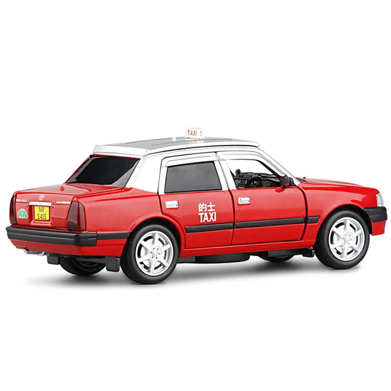 Машинка-такси Toyota Crown модель автомобиля из сплава со звуком светильник кой V237 1/32 |