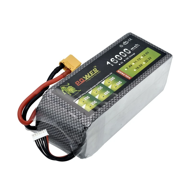 Предотвращение столкновений 2s 3s 4s 6s 16000mah MAX 60C 7 4 v 11 1 14 8 22 2 аккумуляторная батарея