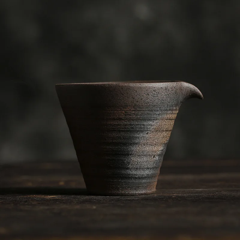 Керамическая кружка для чая старинная грубая гончарная ярмарка чашка 170 мл/190 мл