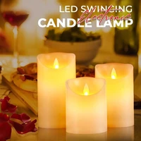 candles light candles lamp led tealight romantic creative votive flameless battery colorful electronic best gift home
