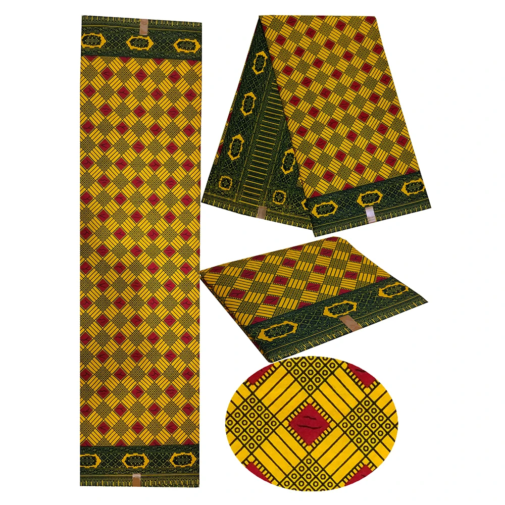 Анкара африканские решетки принты воск ткань 100% хлопок высокое качество