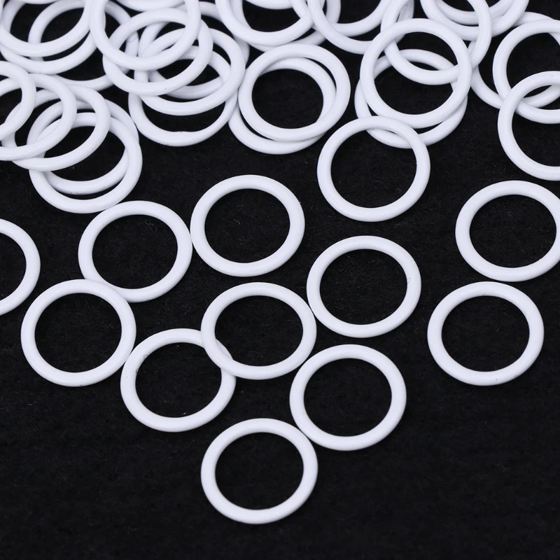

100pcs Metal Bra Strap Adjuster Slider O Ring Lingerie Supplies Sewing Craft DIY