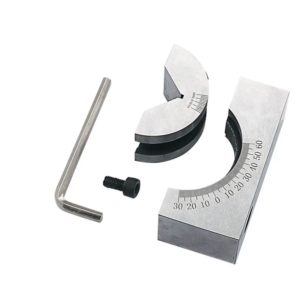

Angle Gauge Blocks With 1 High Precision Adjustable Angle Gauge V Block Milling Machines Lathe 0 Degree To 60 Degree