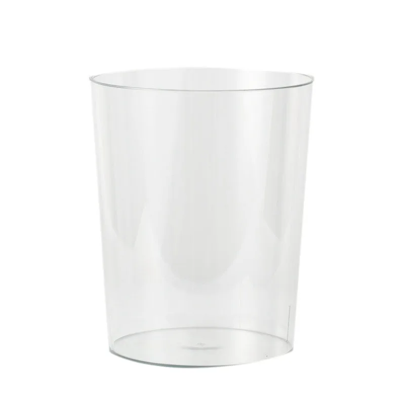 

2PCS Creative Simple Transparent Trash Can Household Toilet Bathroom Large Living Room Kitchen Bedroom Office