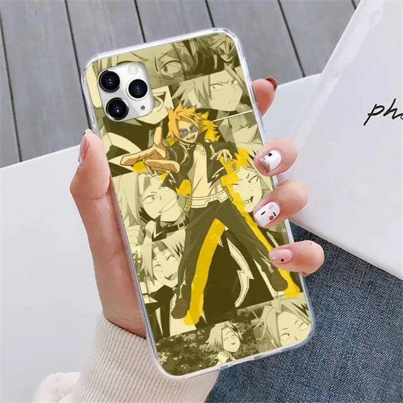 

Denki Kaminari Phone Case For iphone 12 5 5s 5c se 6 6s 7 8 plus x xs xr 11 pro max mini