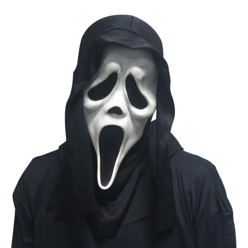 

Ghost Face Scream Movie Horror Mask Halloween Killer Cosplay Adult Costume Accessories Props Party Ghost Face Mask