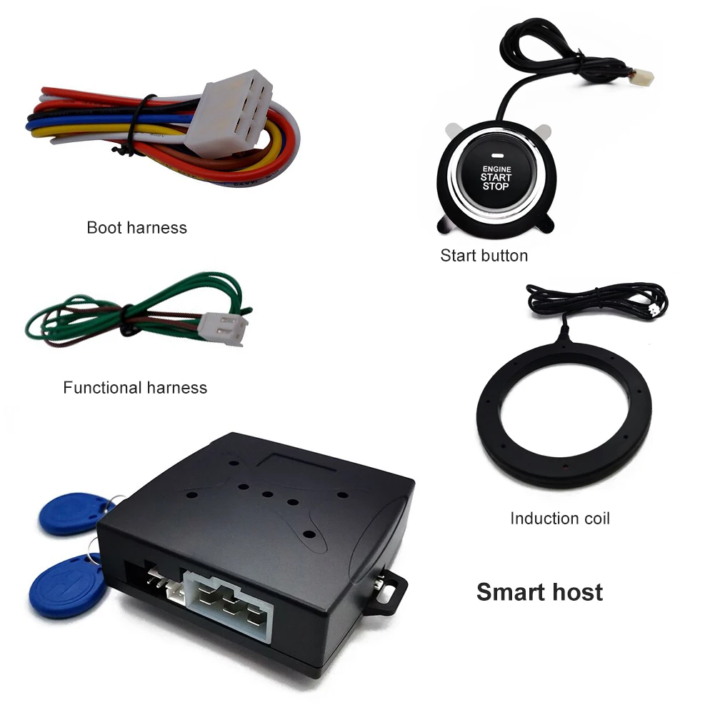 Кнопка запуска и остановки автомобиля 12 В|Система без ключа| |