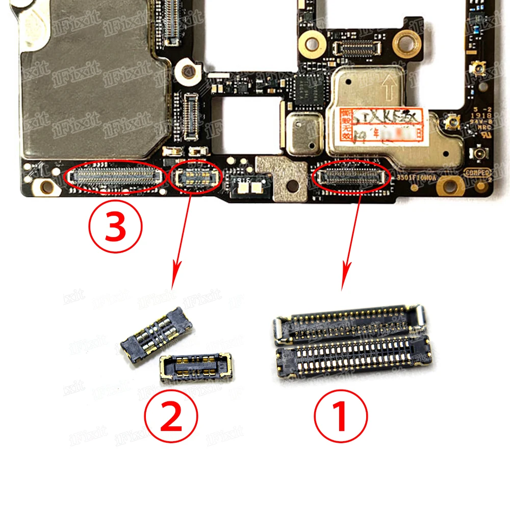10 шт. для XIAOMI MI 9T Mi9t M9t LCD FPC Разъем сенсорного экрана PCB разъем материнская плата