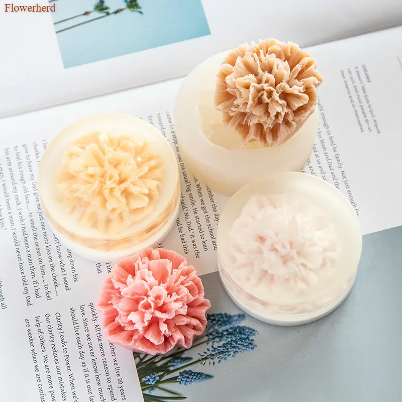 Пищевой инструмент для изготовления мыла 3D цветок ручная работа силиконовая