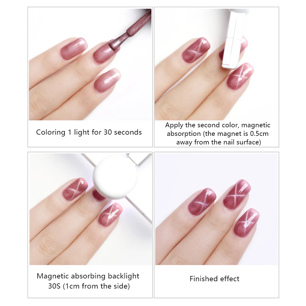 Кошачьи Глаза УФ гель лак для ногтей маникюра лампы отверждения магнит