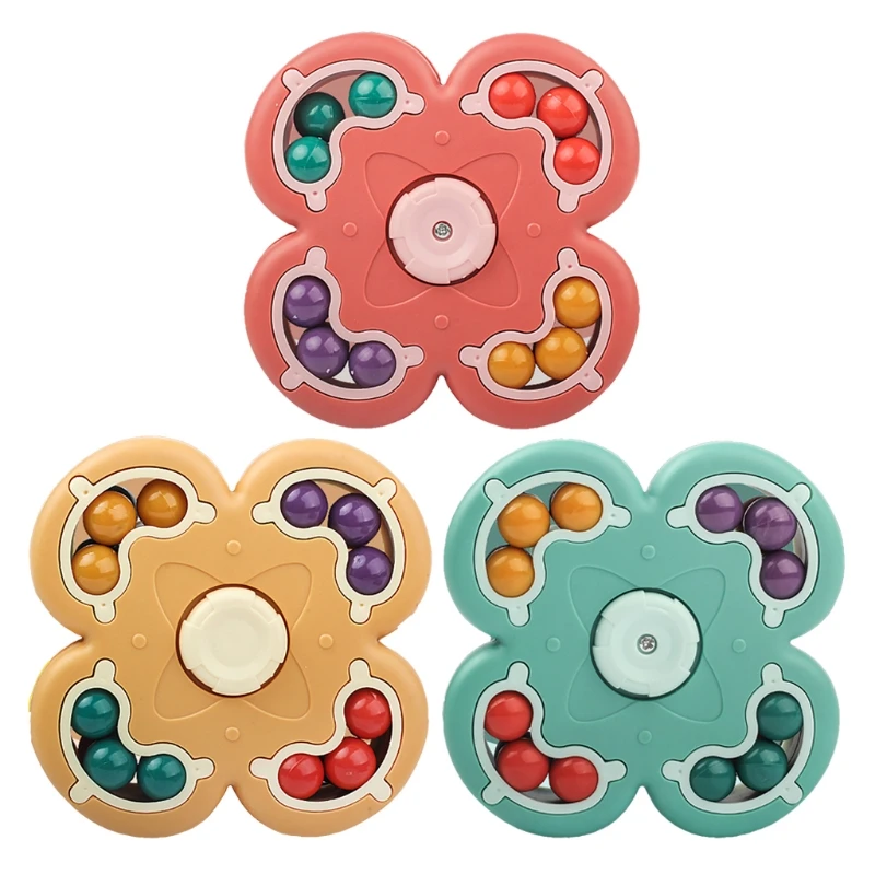 

1Set Brain Developmental 3D Puzzle Toy Magical Bean Cube for Baby Toddlers Puzzle Cube Educational Anxiety Toy for Kids