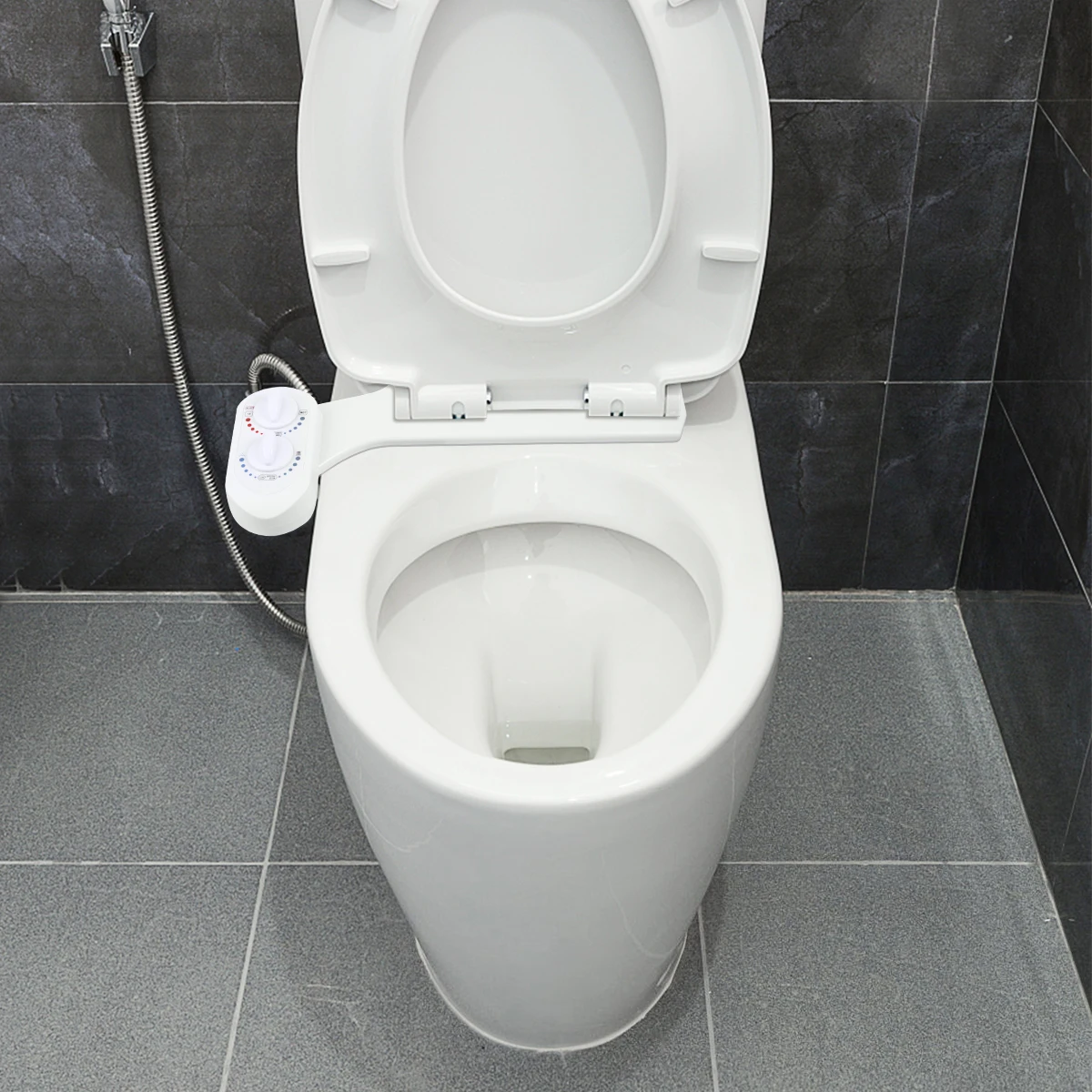 Умная крышка унитаза для биде с горячей и холодной водой пистолет-распылитель