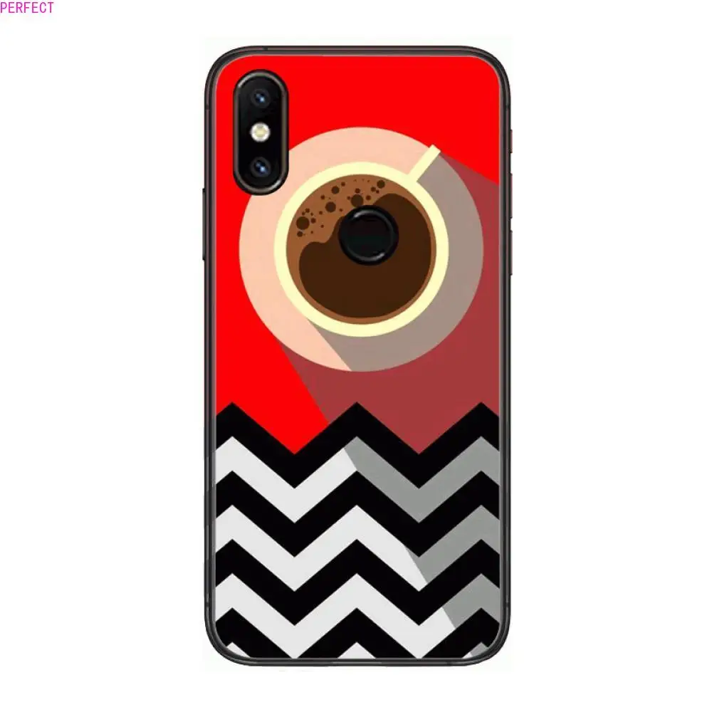

desenhos animados twin picos Phone Case For xiaomi M2 C3 X3 F2 Lite NFC 6 5 x Poco k30 Pro Anime Black Cover Silicone Back Pret