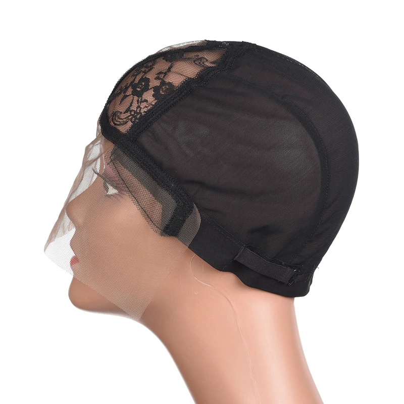Оптовая продажа сетчатая эластичная шапочка для парика 2 шт./лот с регулируемым