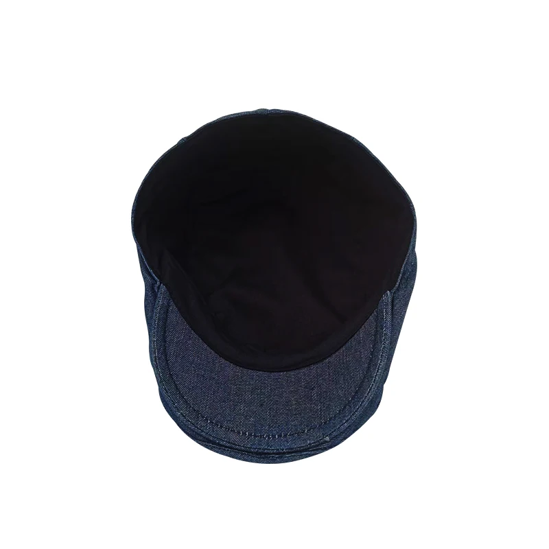 Синий ковбойский мужской берет Кепка регулируемые шапки мужская Ковбойская