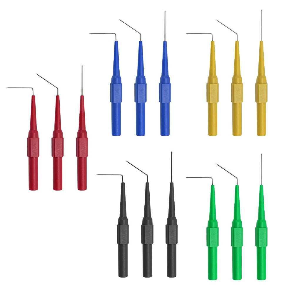 Зажимы типа крокодил электрические испытательные выводы зажим для AV вилка банан