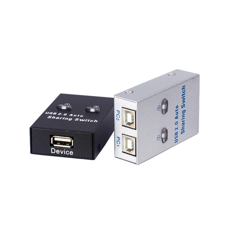 2 порта USB KVM переключатель сплиттер Usb2.0 концентратор два компьютера периферийные