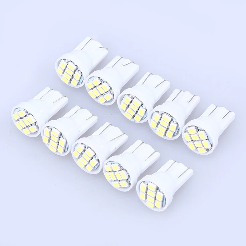 Posbay 10 шт. Micro 8 SMD T10 1206 Автомобильный светодиодный светильник автомобильный