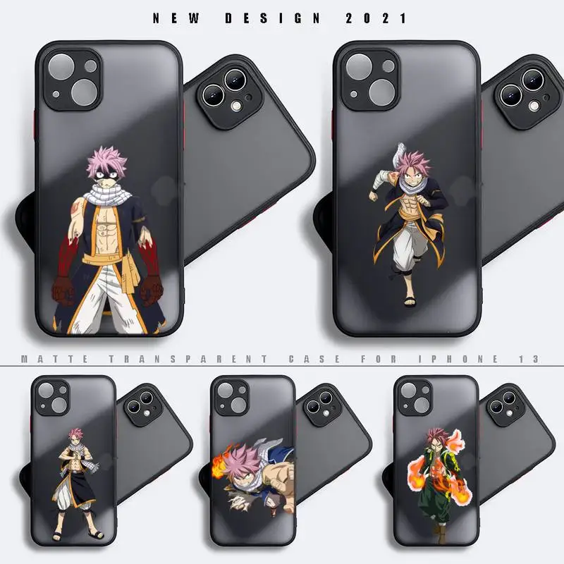 

Anime Manga Fairy Tail Phone Case for iphone 13 12 XS 11 pro max mini SE 2020 7 8 plus X XR case matte transparent coque funda