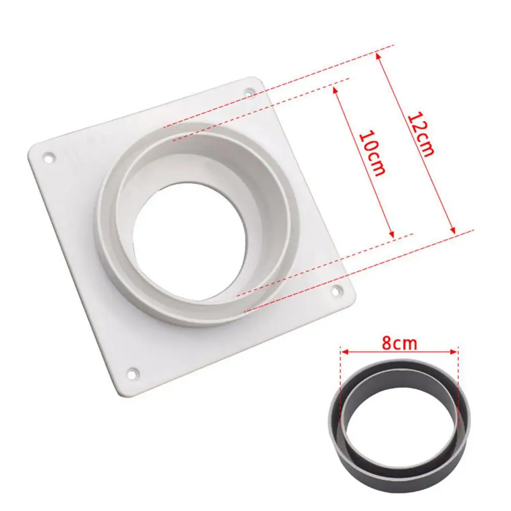 Практичный соединитель воздуховода фланец пластик для отопления охлаждения