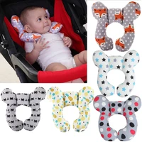 hot protective travel car seat head and neck pillow soft neck support pillow children u shape headrest head protection cushion